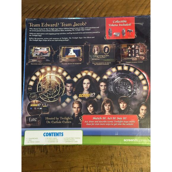 The Twilight Saga: SCENE IT? Board Game with DVD, New In Box 2010 - Picture 2 of 7